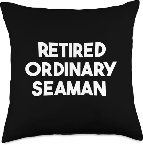 Vista 5 de Retired Ordinary Seaman Almohada de 16 x 16 pulgadas, multicolor