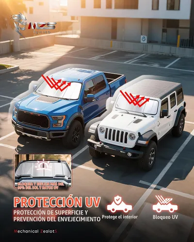 Vista 3 de MZS Windshield Sun Shade Compatible with CRV 2023-2026