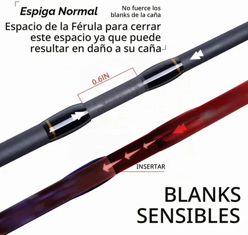 Vista 3 de Goture Cañas de Pescar de Viaje, Caña de Pescar de 4 Piezas con Estuche/Bolsa, Caña de Casting/Spinning, Caña Baitcasting Ultraligera de 7 Pies