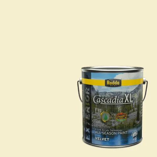 Vista 109 de Rodda Paint CASCADIA XL - Pintura satinada e imprimación para exteriores en uno, cuarto de galón, Annabel