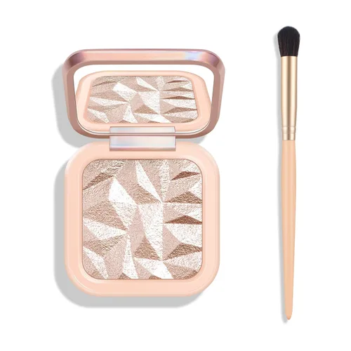 Vista 15 de KYDA Paleta de Contorno Esculpidor Facial, Mate con Acabado de Micro Perlas Polvo de Contorno Horneado, Ultra-fino Ligero, Cobertura Difuminable