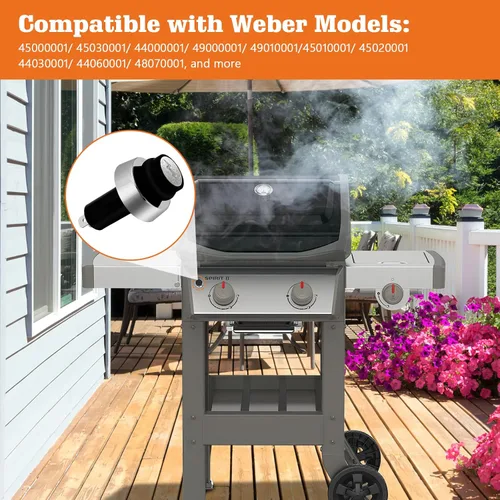 Vista 4 de YAOAWE 66220 Interruptor de encendido para parrillas Weber Genesis II Spirit II 2017 y posteriores, botón de encendido GS4 compatible con E-210