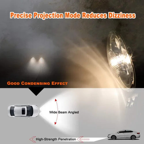 Vista 3 de Nixon Offroad Juego de luces antiniebla para Dodge Ram 1500 4000/2002-2009 Dodge Ram 2500 3500 2002-2009 Pickup con bombilla, parachoques