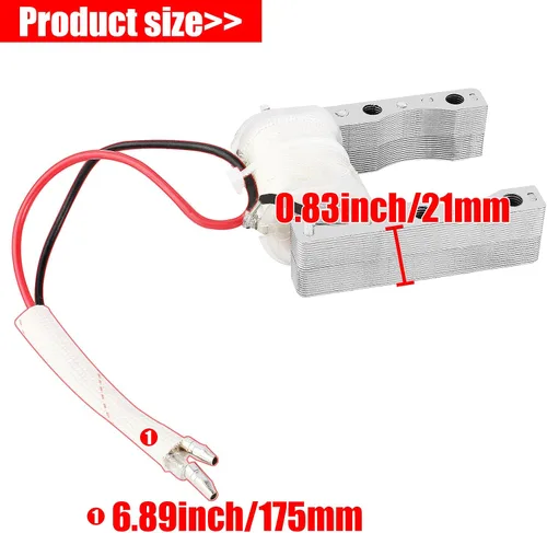 Vista 3 de Bobina Magneto para motores de 49 cc, 50 cc, 60 cc, 66 cc, 80 cc, 2 tiempos, motos motorizados, motores, Go Kart, ATV, Quad Scooter Performance 2