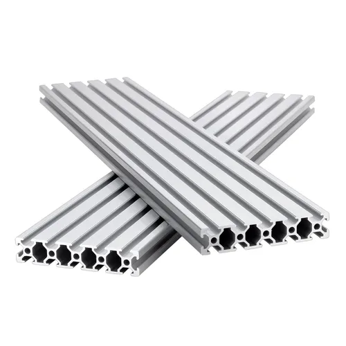 Vista 6 de Extrusión de aluminio con ranura en T 20100 para piezas de impresora 3D y bricolaje CNC, negra, 500mmX2