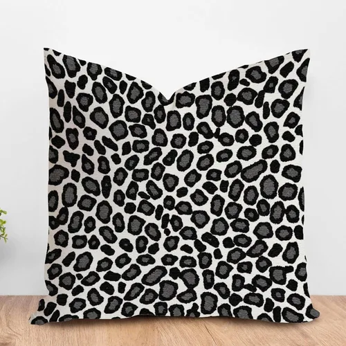 Vista 64 de ArogGeld Funda de cojín con estampado de guepardo negro, estampado de leopardo, animal, decoración de granja, funda de almohada para oficina, coche
