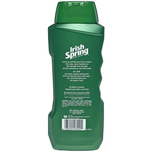 Vista 3 de Irish Spring Jabón corporal para hombre, aloe vera – 18 onzas (paquete de 6)