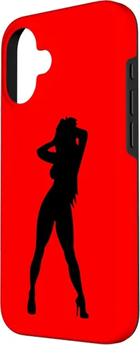 Vista 2 de Funda con diseño de silueta de mujer sexy para iPhone 16