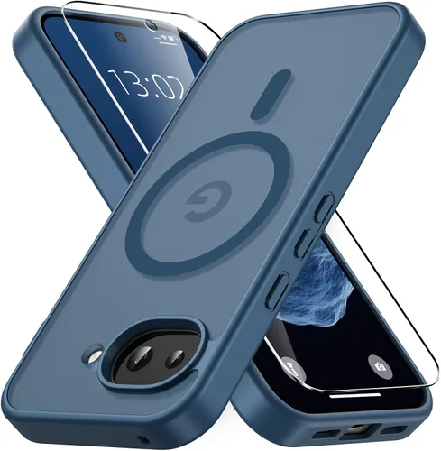 Vista 110 de Vansdon Funda para Samsung Galaxy S24 Plus, S25 Plus, S26 Plus, azul marino