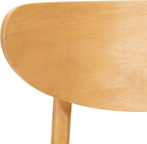 Vista 4 de Safavieh Home Lucca - Silla de comedor con cojín retro natural y blanco, juego de 2 natural / blanco