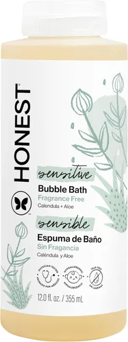 Vista 14 de The Honest Company Baño Espumoso de Burbujas, Suave para Bebé, De Origen Natural, Sin Lágrimas, Hipoalergénico, Nutrición de Almendra Dulce, 12 fl oz