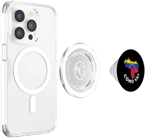 Vista 4 de Venezuela Flag Cómo Va Venezuelan What's Up PopSockets MagSafe PopGrip for iPhone