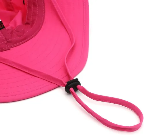 Vista 6 de LLmoway Sombrero ligero de safari para mujer, sombrero de pesca de secado rápido con correa fresca