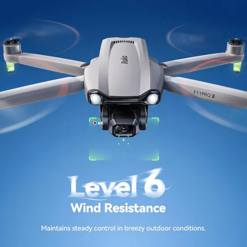 Vista 12 de Ruko F11PRO 2 Drone con cámara 6K para adultos, estabilizador de cardán de 3 ejes, 2 baterías para tiempo de vuelo de 70 minutos, transmisión