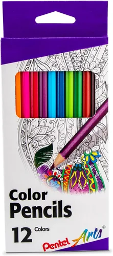 Vista 11 de Pentel Arts - Lápices de colores, colores surtidos, paquete de 36 (CB8-36)