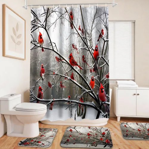 Vista 13 de Cool Modern - Juego de portaaviones para niños con cortina de ducha náutica militar y alfombras de 20 x 31 pulgadas, accesorios de baño, decoración