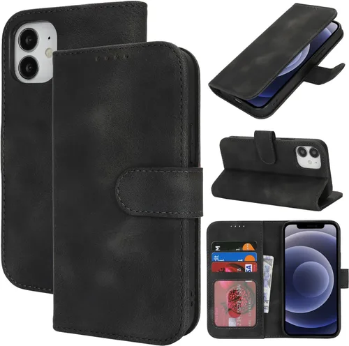 Vista 10 de Funda tipo cartera para iPhone 8 Plus iPhone 7 Plus con tarjetero para iPhone 8 Plus, funda tipo cartera para mujeres y hombres, de piel sintética