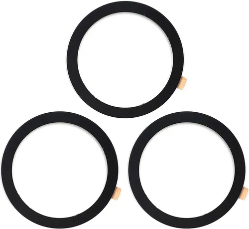 Vista 14 de TENOC - Adhesivo universal de metal para anillo, 6 unidades, Bkack+Plata Compatible con teléfonos celulares iPhone/Samsung/Android, cargador
