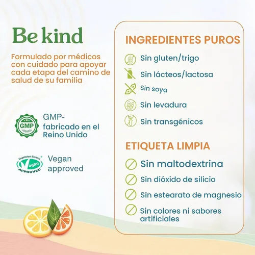 Vista 5 de Igennus Vitamina C masticable 250-500mg suave y tamponada para niños y adultos