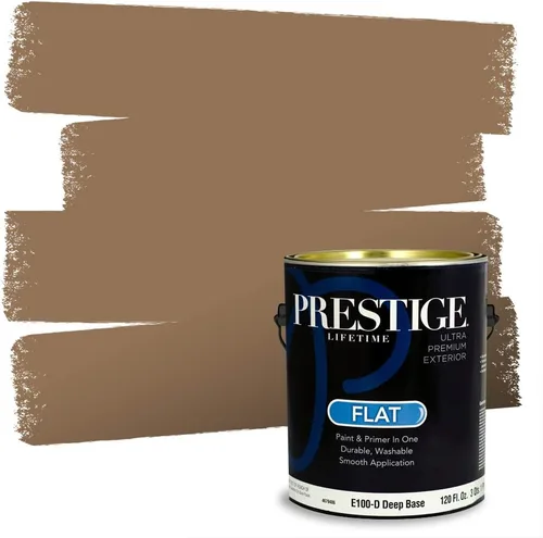 Vista 63 de Pintura 2 en 1, para primera mano y para exterior, de Prestige Paints, E100-N-1120BM