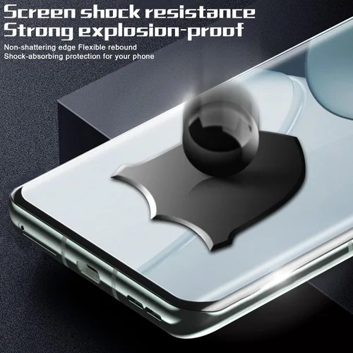 Vista 4 de Orzero Paquete de 3 protectores de pantalla de TPU compatibles con OnePlus 10 Pro 5G (no vidrio), protector de pantalla de alta calidad, alta