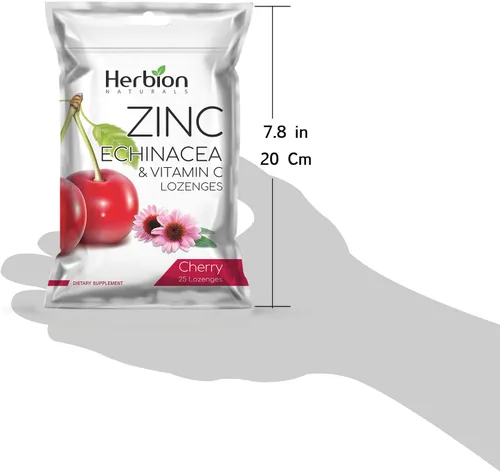 Vista 8 de HERBION Naturals - Pastillas de zinc, equinácea y vitamina C, 25 unidades, suplemento dietético para adultos y niños mayores de 5 años, promueve
