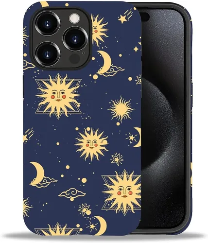 Vista 63 de DAIZAG Funda compatible con iPhone 11, hermoso color arena, patrón completo, carcasa rígida híbrida de plástico TPU + funda de protección