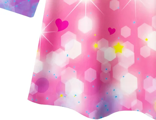 Vista 5 de Kids Princess Dress for Girls,Toddler Cartoon Short Long Sleeve Dresses Movie Costume Casual Home Wear Clothes 2-7T