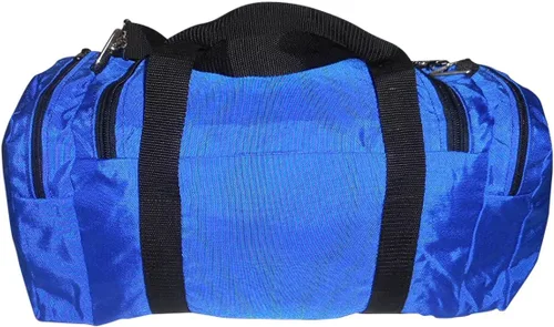 Vista 42 de Bolsa de lona triple grande con apertura en U, bolsillo frontal y dos compartimentos laterales, perfecta bolsa de cabina fabricada en Estados Unidos.