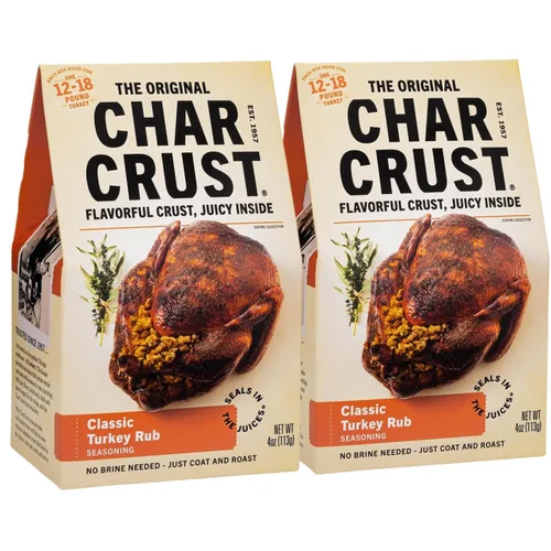 Vista 35 de Condimentos Char Crust para Barbacoa All American Condimentos todo en uno Perfectos para Costillas, Pollo, Cerdo, Hamburguesas, Alas Costra