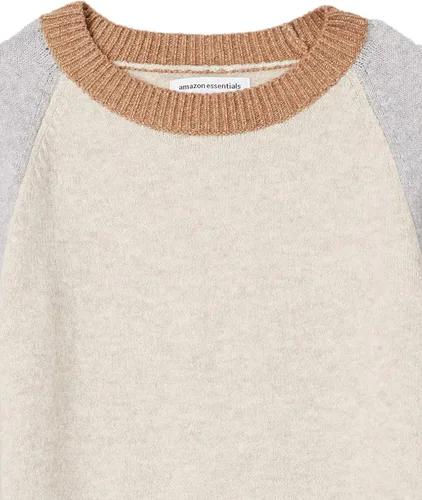 Vista 6 de Tienda Essentials - Suéter de mangas largas cuello redondo y de ajuste clásico para mujer suave al tacto