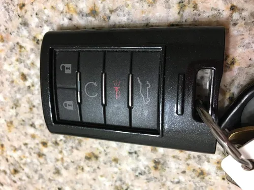 Vista 6 de iJDMTOY Exact Fit - Carcasa para llave de control remoto inteligente, color negro brillante, compatible con Cadillac ATS CTS DTS XTS Escalade