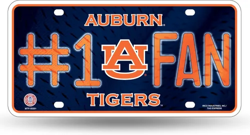 Vista 16 de Rico Industries NCAA - Placa de matrícula metálica unisex para adultos #1