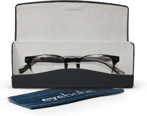 Vista 6 de eyebobs - Old Sport Gafas de lectura prémium para hombres y mujeres Marco rectangular Disponible en 0x - 4.0x