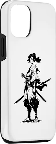 Vista 3 de Funda gráfica japonesa para iPhone 14 Kawaii Manga Samurai Anime Ninja