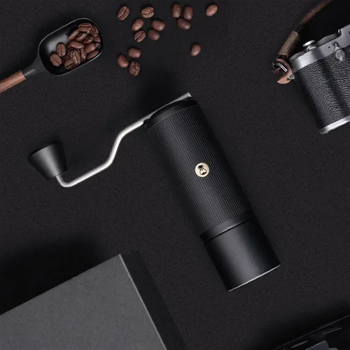 Vista 2 de TIMEMORE Molinillo de café manual de acero inoxidable con rebabas cónicas con capacidad de 0.71 oz numérico externo ajustable, molinillo de expressp