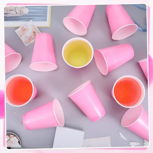 Vista 3 de Mifoci 50 vasos desechables de plástico de 16 onzas, vasos de plástico de graduación para bodas, fiestas de cumpleaños, picnic, barbacoas