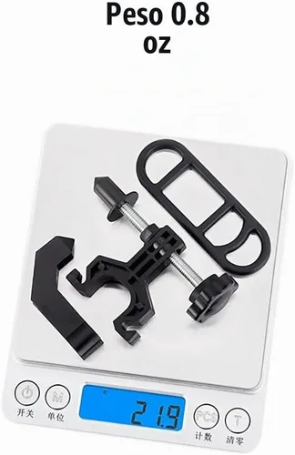 Vista 5 de Rueda de bicicleta portátil Truing Stand Bike Mini Llantas Ajuste Reparación Herramientas de montaje Llave de radios Negro