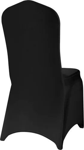 Vista 5 de Funda de elastano para silla, 12 unidades, fundas para silla, fundas para sillas de sala de estar, funda extraíble lavable y elástica para silla