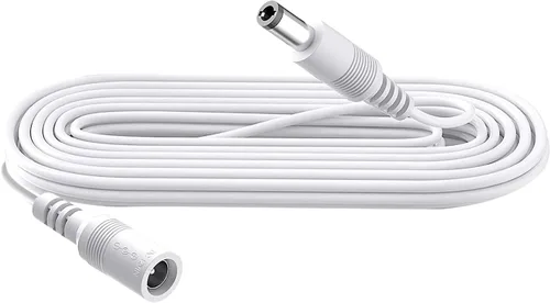 Vista 13 de Cable de extensión de alimentación CC de 3.3 pies, adaptador de corriente de 12 V/24 V, cable de extensión de 0.217 in x 0.083 in para cámara
