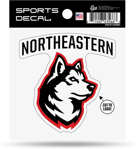 Vista 23 de Rico Industries NCAA - Calcomanía unisex para adultos con logotipo primario 4 x 4