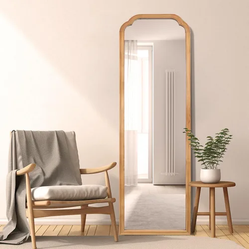 Vista 22 de Espejos de Baño de Madera para Montar en la Pared, 16" x 20" Marco de Madera Rústica Espejos de Pared Decorativos para Sala de Estar o Dormitorio