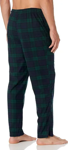 Vista 2 de Nautica mens Sustainably Crafted Plaid Fleece Sleep Pant