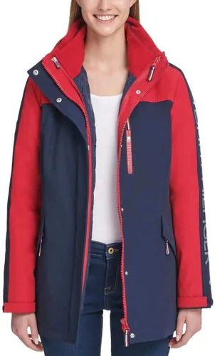 Vista 2 de Tommy Hilfiger abrigo básico para mujer invierno frío