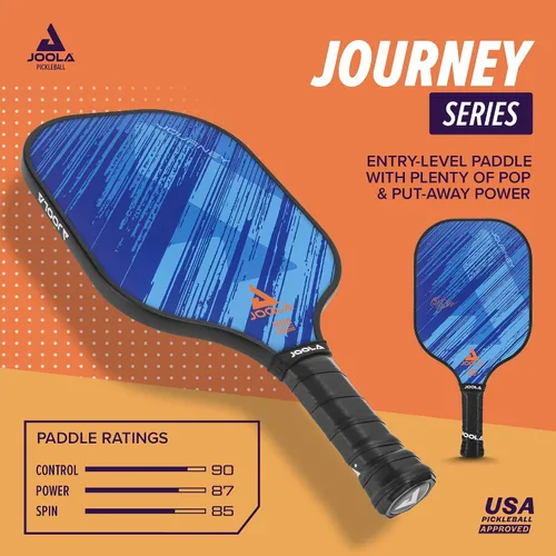 Vista 2 de JOOLA Pickleball Paddle Journey and Seneca – Select Fiberglass or Carbon Fiber Surface – Lightweight Paddles – Control & Power Rackets for Beginners