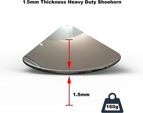 Vista 6 de Cuerno de zapatos de mango largo para personas mayores, calzadores de metal de 16.5 pulgadas de largo para hombres, mujeres y niños, herramienta
