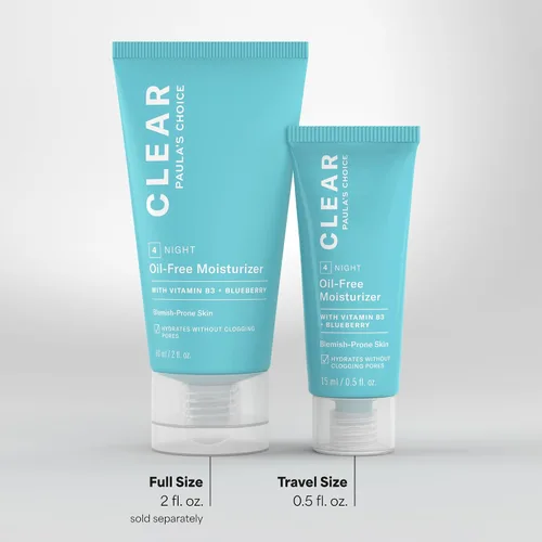 Vista 7 de Paula's Choice CLEAR Hidratante facial sin aceite, crema facial ligera para piel propensa al acné, ácido hialurónico, niacinamida que minimiza