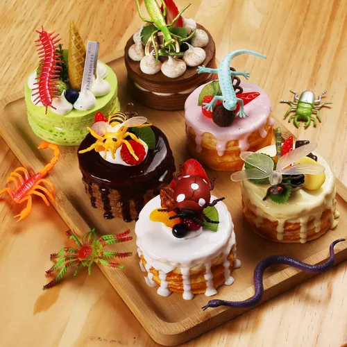 Vista 7 de Paquete de 76 mini juego de insectos de plástico, juguete realista de insectos para niños, figura de insectos falsos para niños, niños pequeños