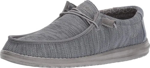 Vista 27 de Hey Dude Wally Eco Stretch Mocasines para hombre, cómodos y ligeros aleación