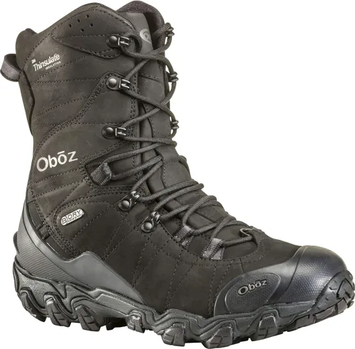 Vista 3 de Oboz Bridger - Botas de senderismo impermeables con aislamiento B-Dry de 10 pulgadas para hombre